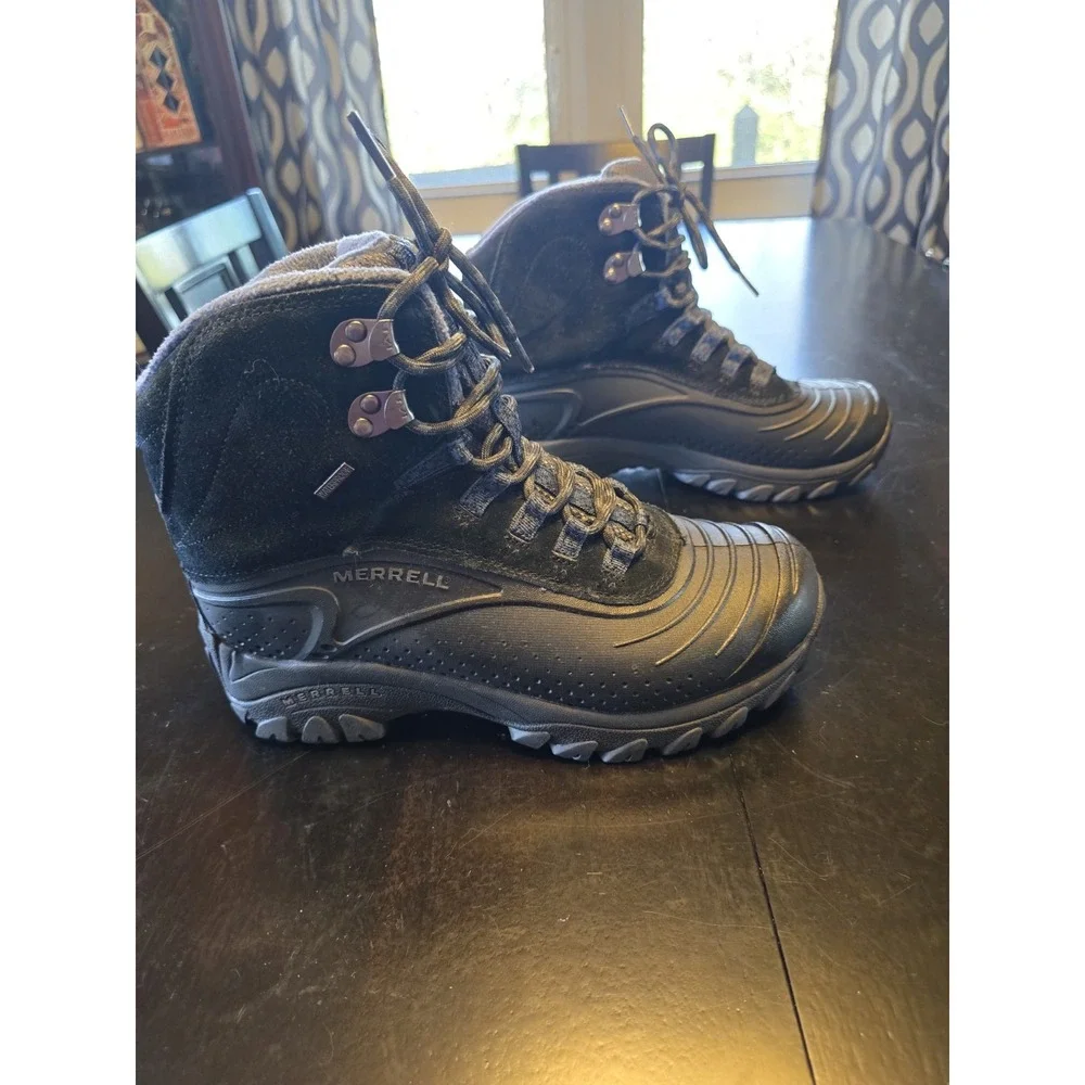 Merrell Black/Dark Denim‎ Men's Hiking Boots US 8 J154314C Medium Width